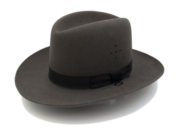 Stratton Hats Sheriff F42 in Graphite Grey