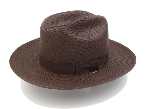 Stratton Hats Trooper Style Straw S38 in Brown